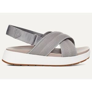 UGG Nella Mesh Platform Sandals Grey Size 7.5